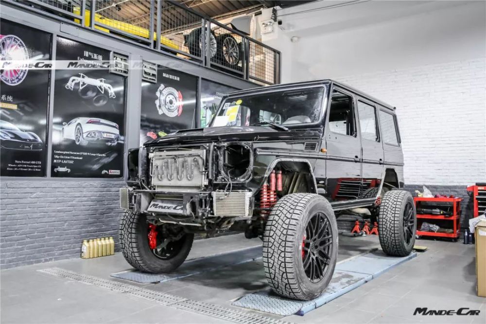 内外兼修|奔驰g350d军版全车隔音 音响改装