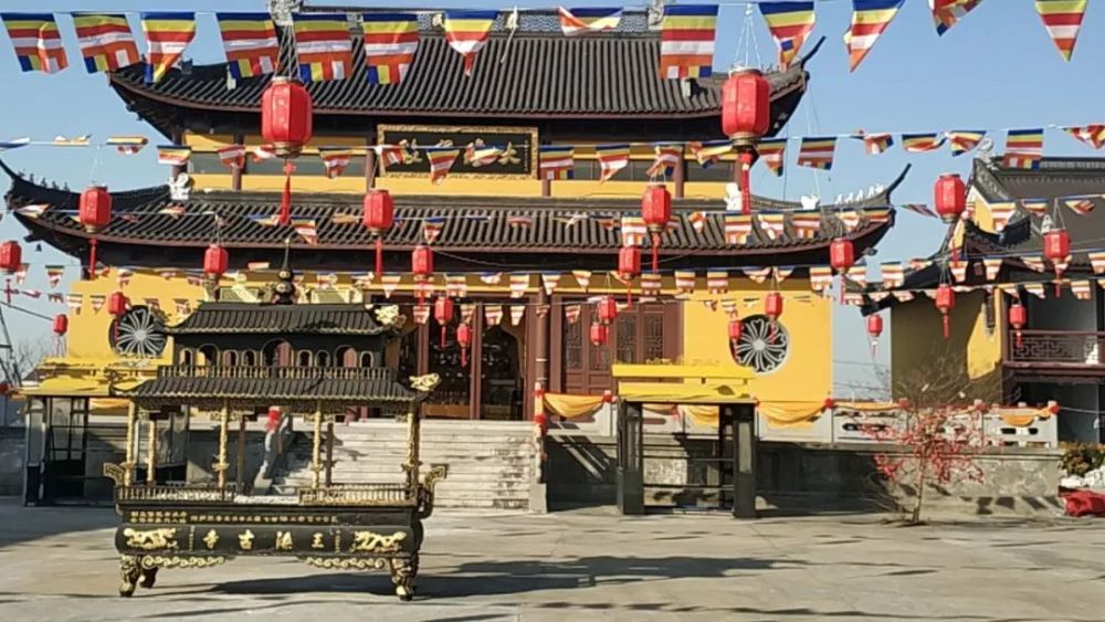 【东台市观音禅寺】大红灯笼高高挂 ,喜迎幸福吉祥年.