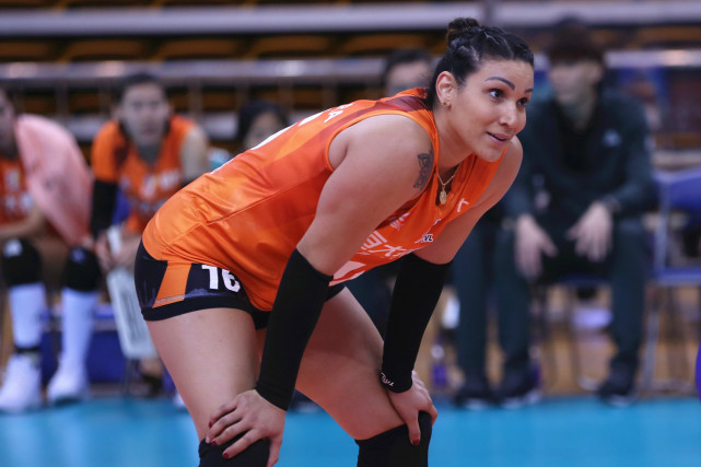 专访恒大女排外援坦达拉:脚还疼伤还没好 巴西联赛节奏比中国快