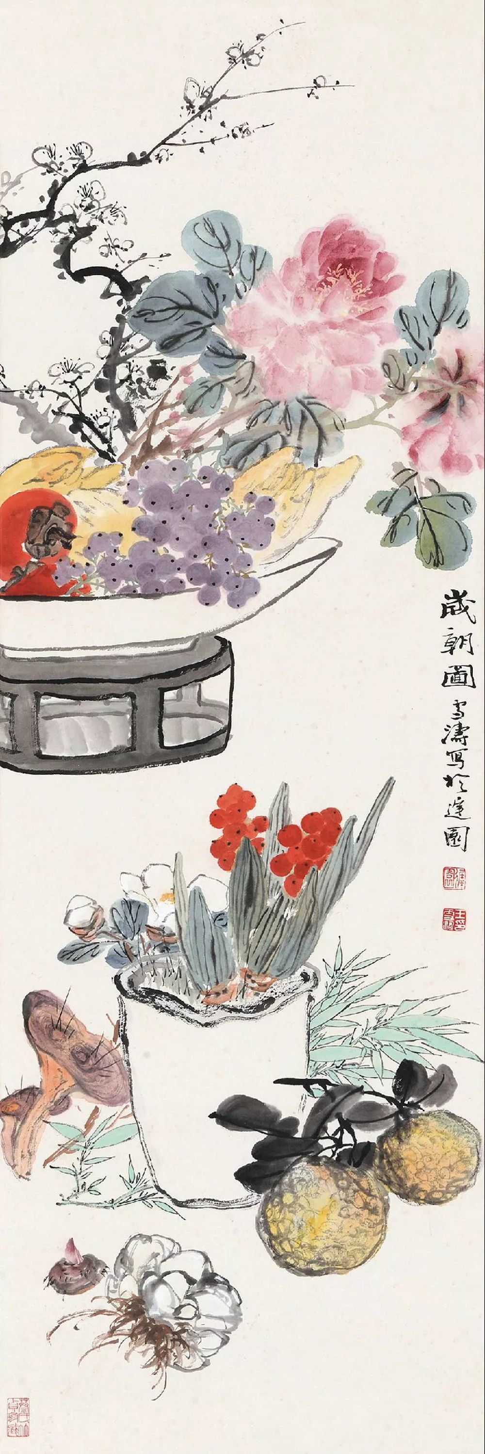 岁朝图,中国画里过新年! 岁朝图,中国画里过新年!