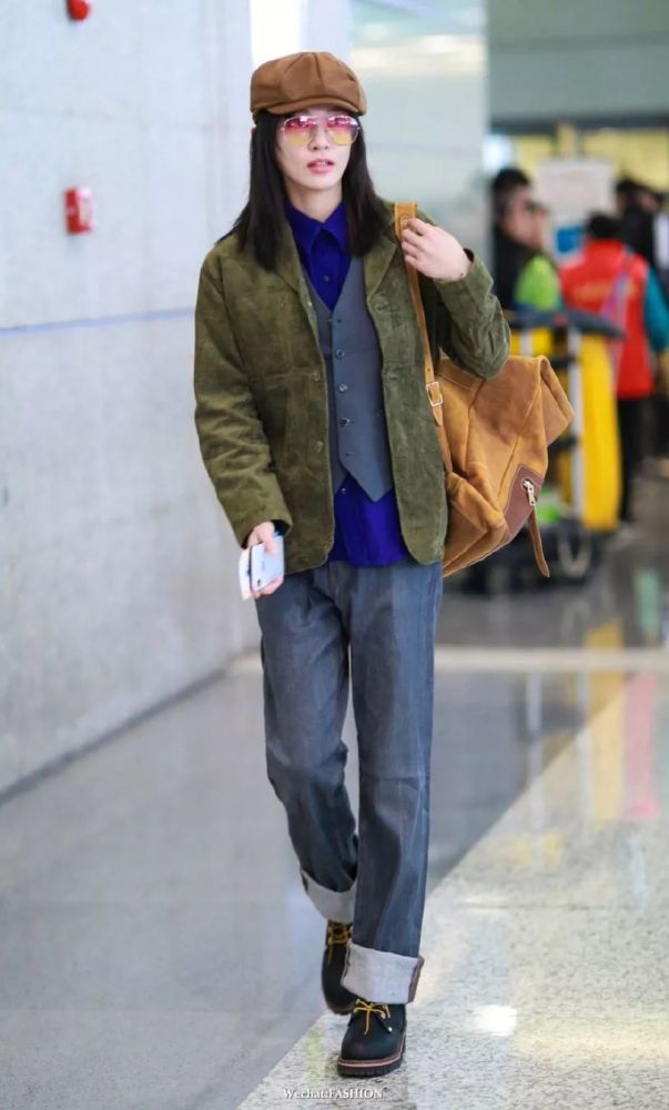 郭碧婷向佐穿CP装秀恩爱 杨幂少女私服look