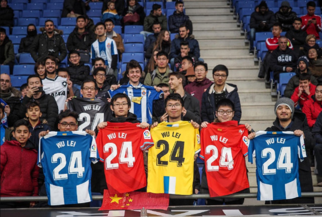 武磊效应让西班牙人粉丝暴涨5倍 24号球衣部分