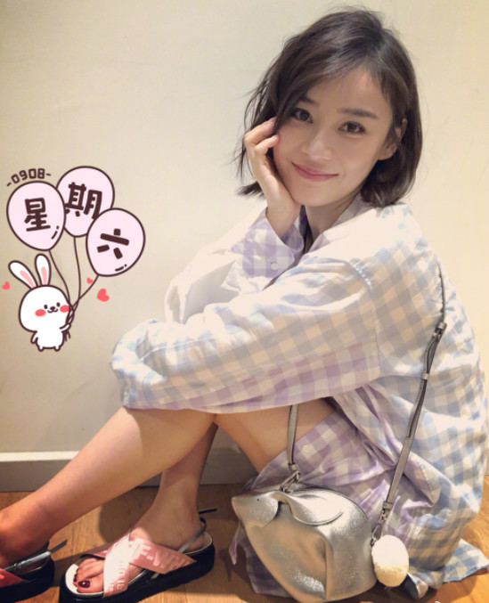 袁姗姗短发够美了?