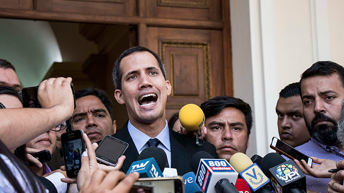 特朗普与瓜伊多通电话,委内瑞拉反对派感谢美