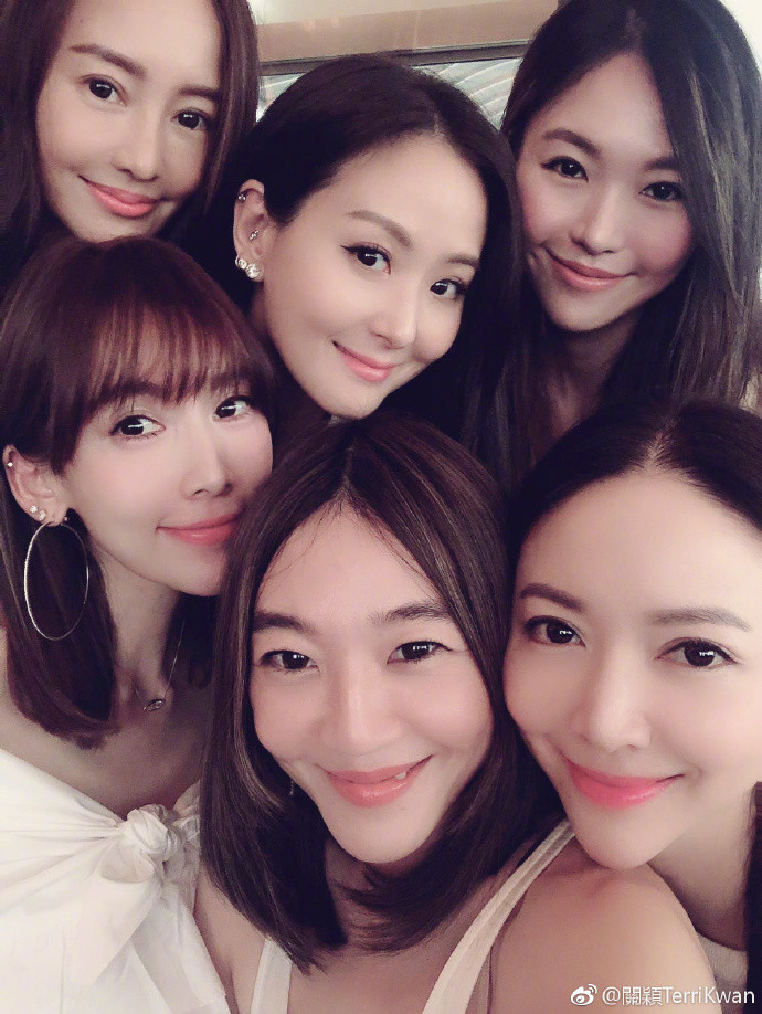 关颖陈若仪等名媛闺蜜聚会锥子脸一个比一个吓