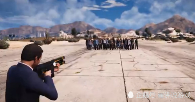 《GTA5》镭射枪我听过，100倍伤害的见过没?毁天灭地!