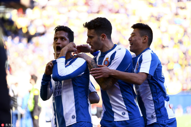 西甲-武磊首秀策动进球 西班牙人两球落后2-2追