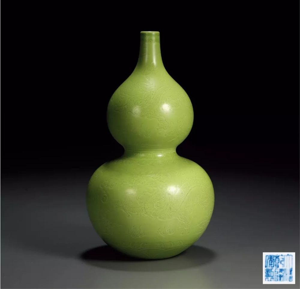 夏日凉风瓜皮绿釉