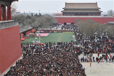 故宫紫禁城里过大年展览春节火爆