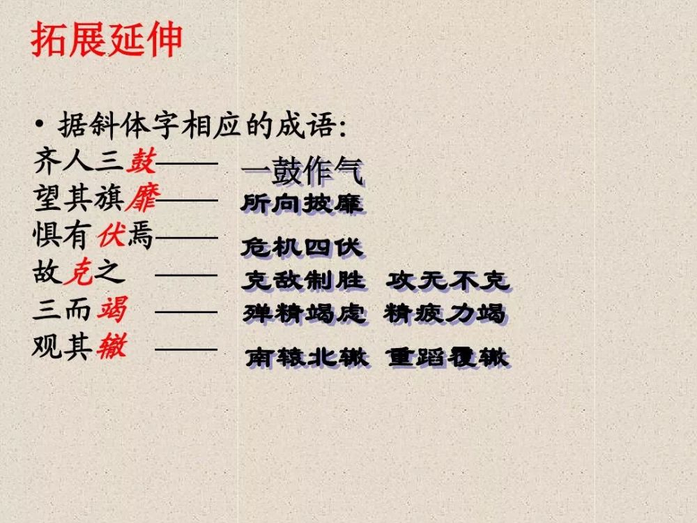 部编九下语文20《曹刿论战》朗读+知识点