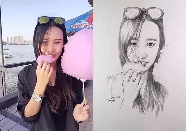 杨超越|这样的画作，秒杀美颜相机！