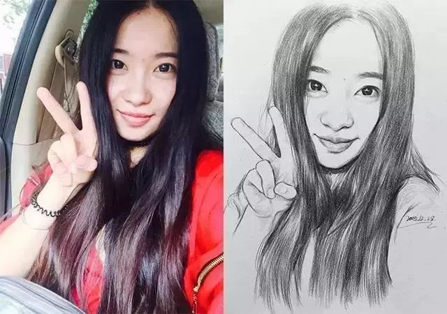 杨超越|这样的画作，秒杀美颜相机！