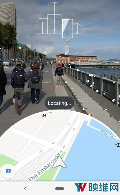 谷歌地图AR导航上手体验,助你快速明确方位和