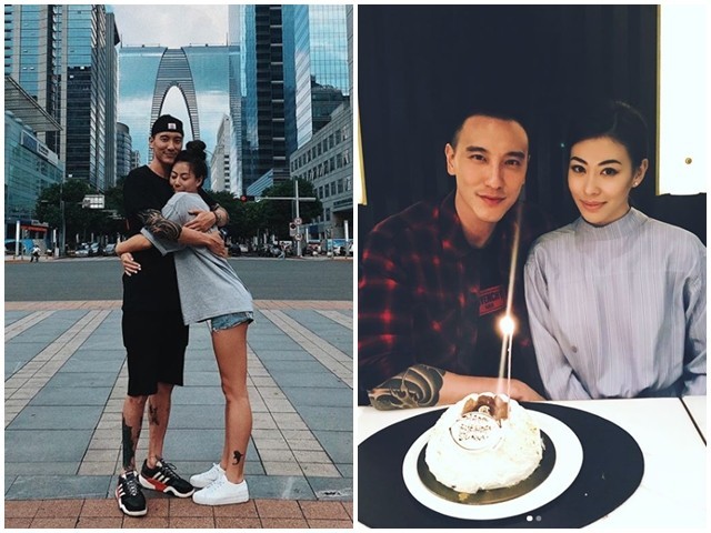 王阳明情人节秀恩爱,与妻子蔡诗芸合拼爱心甜蜜满满