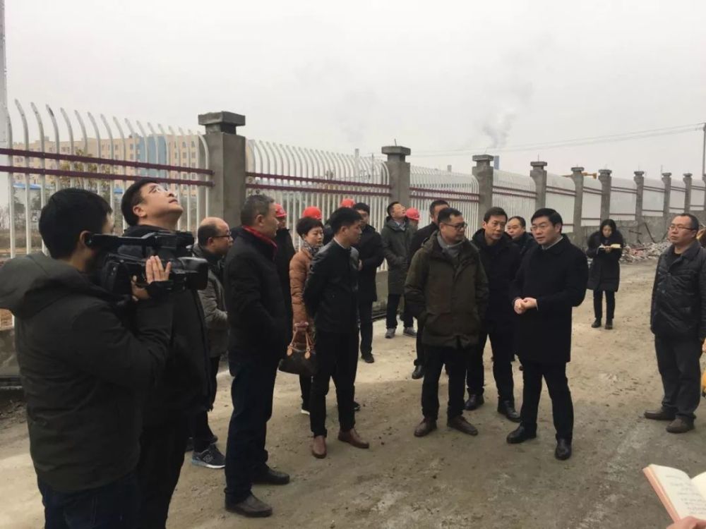 区委书记杨兴铭来我公司检查项目拉练备检工作