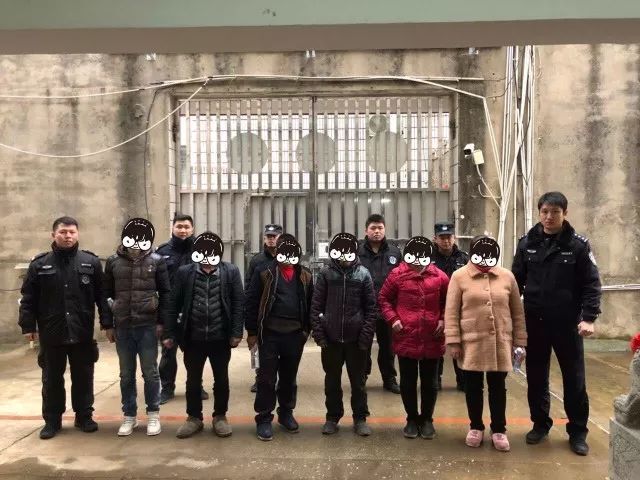 赌博百害无一利,龙胜公安一举抓获参赌人员17人