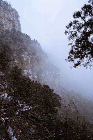 岁次己亥,灵岩落雪