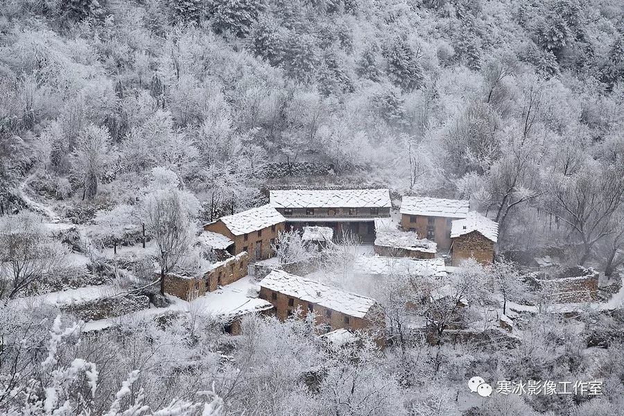 河南林州:2019太行山雪滿路,崇山峻嶺彷彿進入了夢幻之中