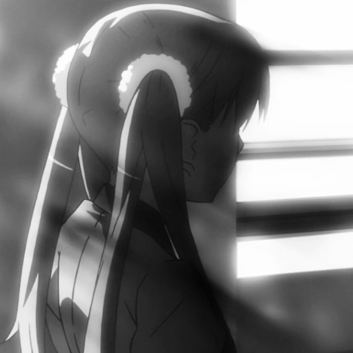 微丧·黑白·动漫头像:多遗憾,你始终没有看到我为你勇敢的样子