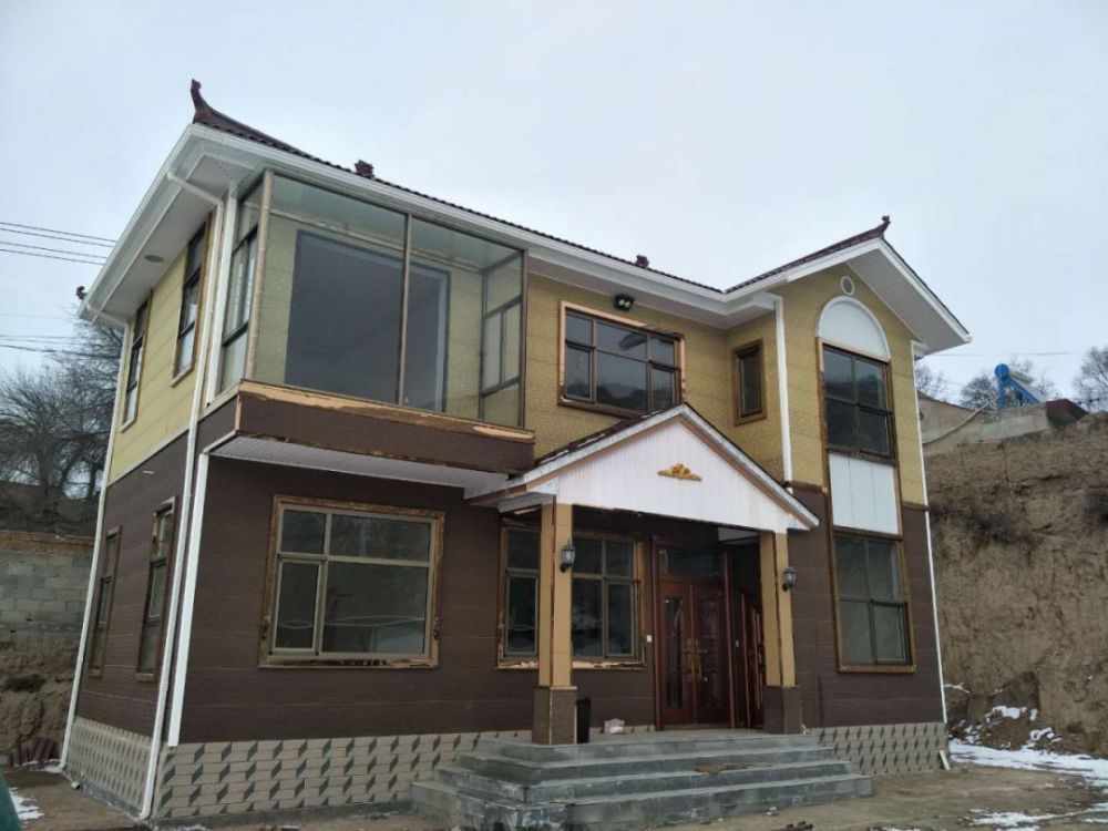 2019年轻钢别墅已成为镇原农村建房首选