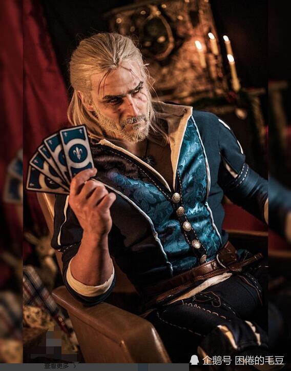 《巫师3》:帅大叔经典cosplay杰洛特,不仅形似而且神似