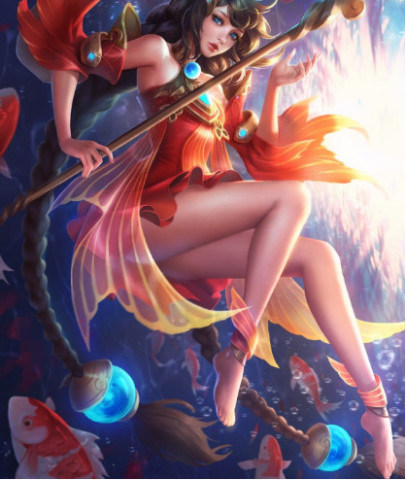 王者荣耀中的赤脚英雄,这四位已经是全部了,最后一位是男的