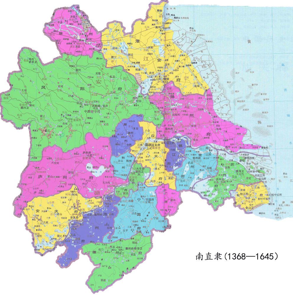 清朝江苏省地图图片