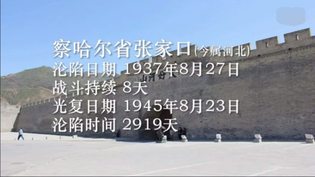 察哈尔省张家口(今属河北:1937年8月27日-1945年8月23日北平(北京)