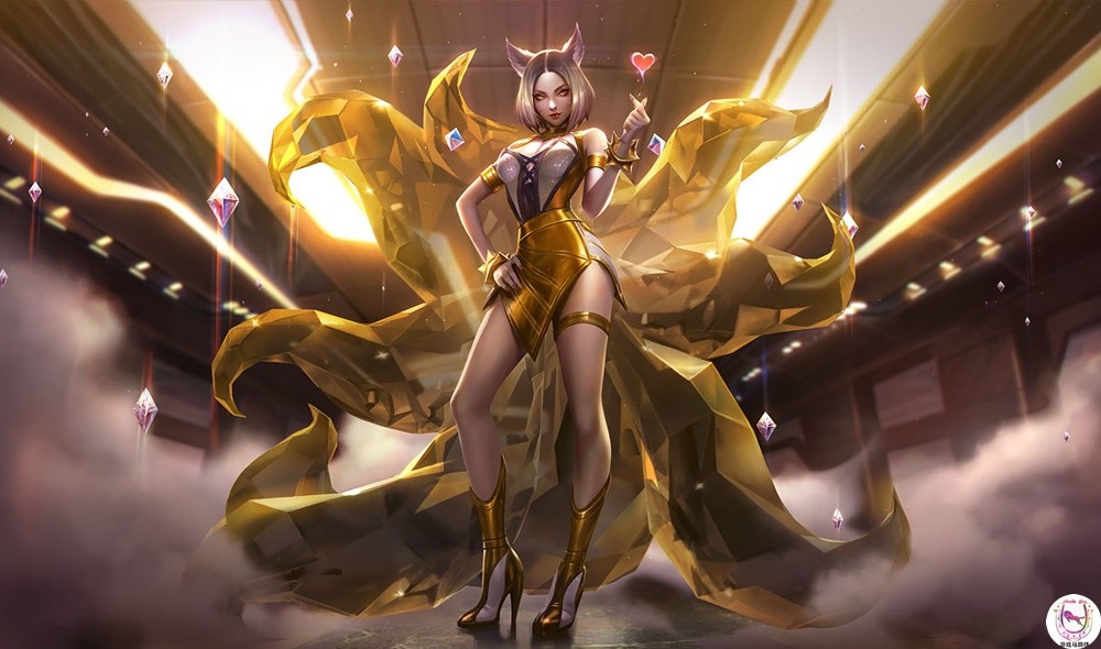 LOL全部至臻KDA皮肤一览:金色九尾狐上线!