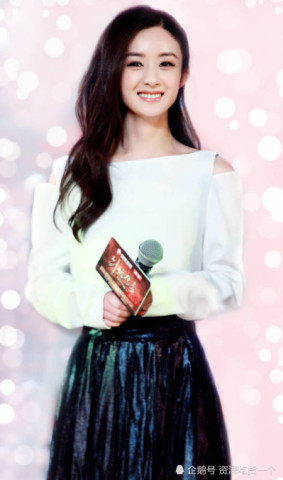 赵丽颖上传大肚子孕照,双手摸肚子,网友:一如既往的可爱!