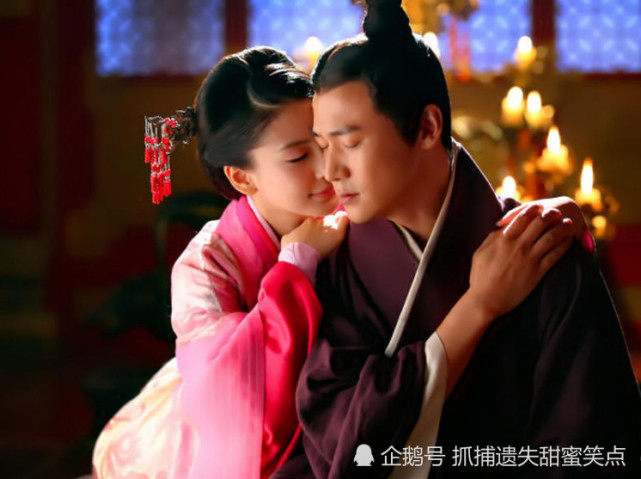 陆毅与杨颖剧中这段吻戏,陆毅的一个手势,暴露男人的天性!