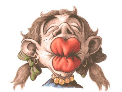 突然间怼过来的一张大脸,噘着菊花一样地嘴儿,有时还张开血盆大口