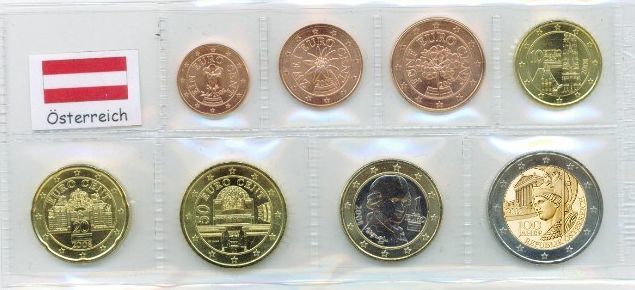 你知道吗?在欧洲,每个国家发行的欧元硬币图案