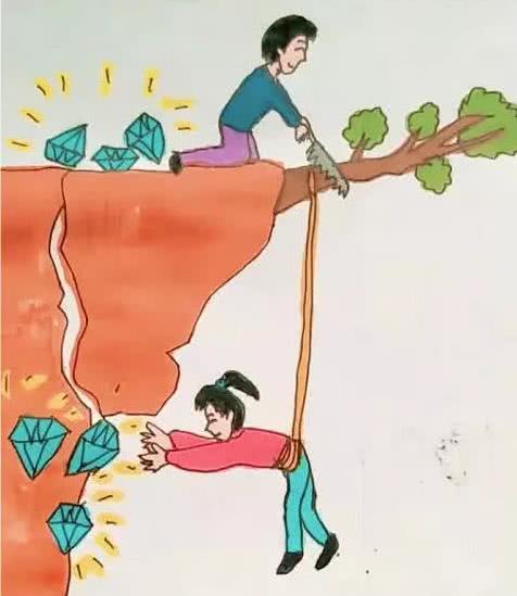 值得深思的人性图:人为财死鸟为食亡,亘古不变的道理