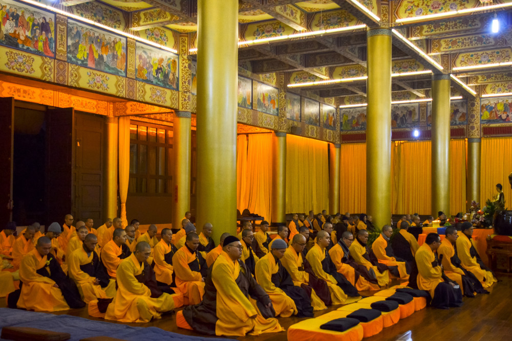 峨眉山佛学院举行念佛实修教学活动