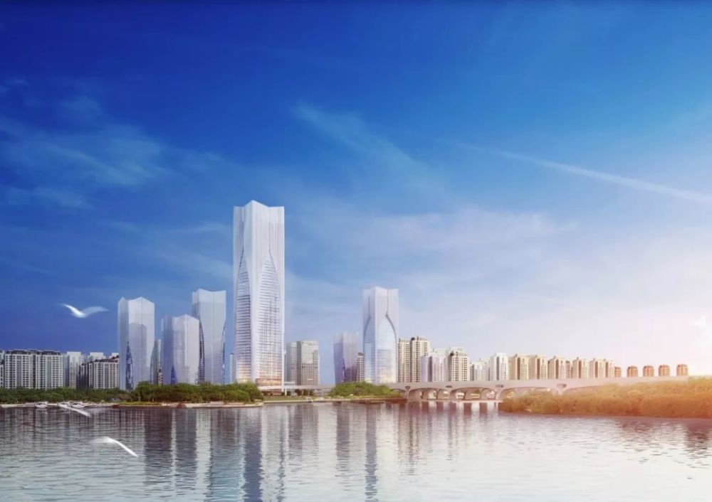 规划图来了!王城桥北将建三座地标塔楼