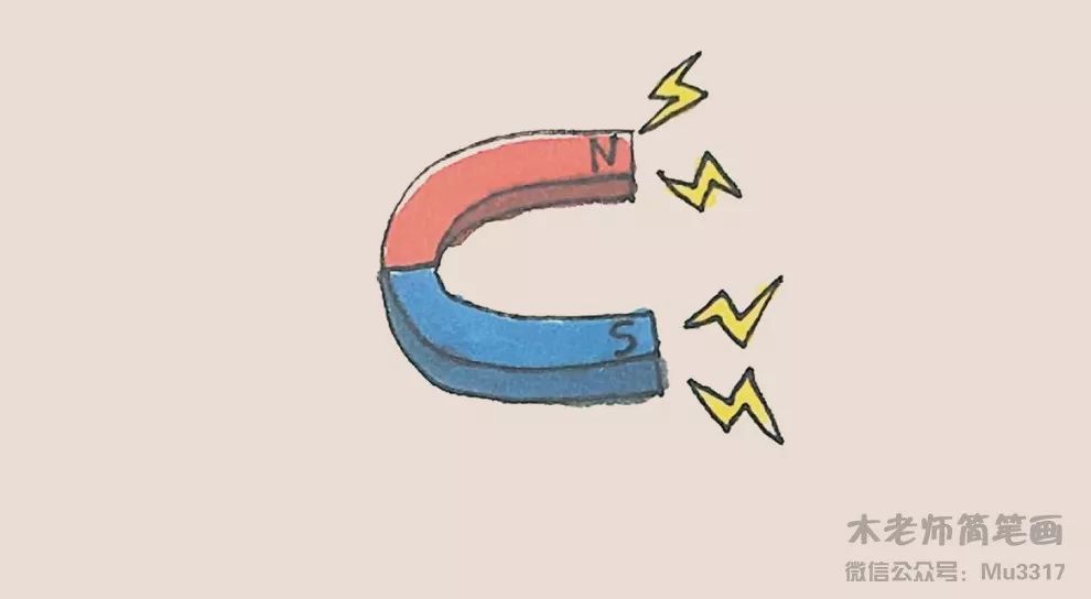 木老师简笔画-磁铁