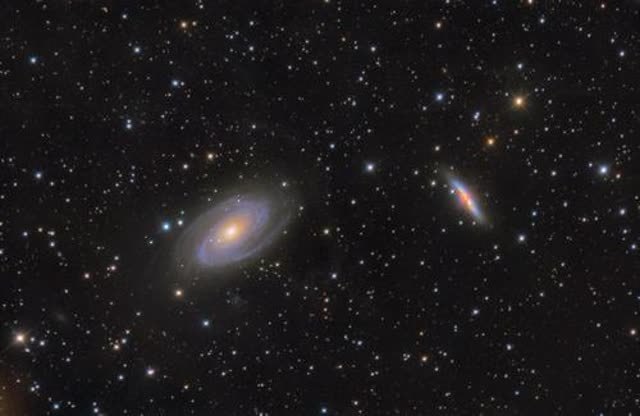 波德星系m 81和雪茄星系 m 82,云南省天文爱好者协会范石泉摄