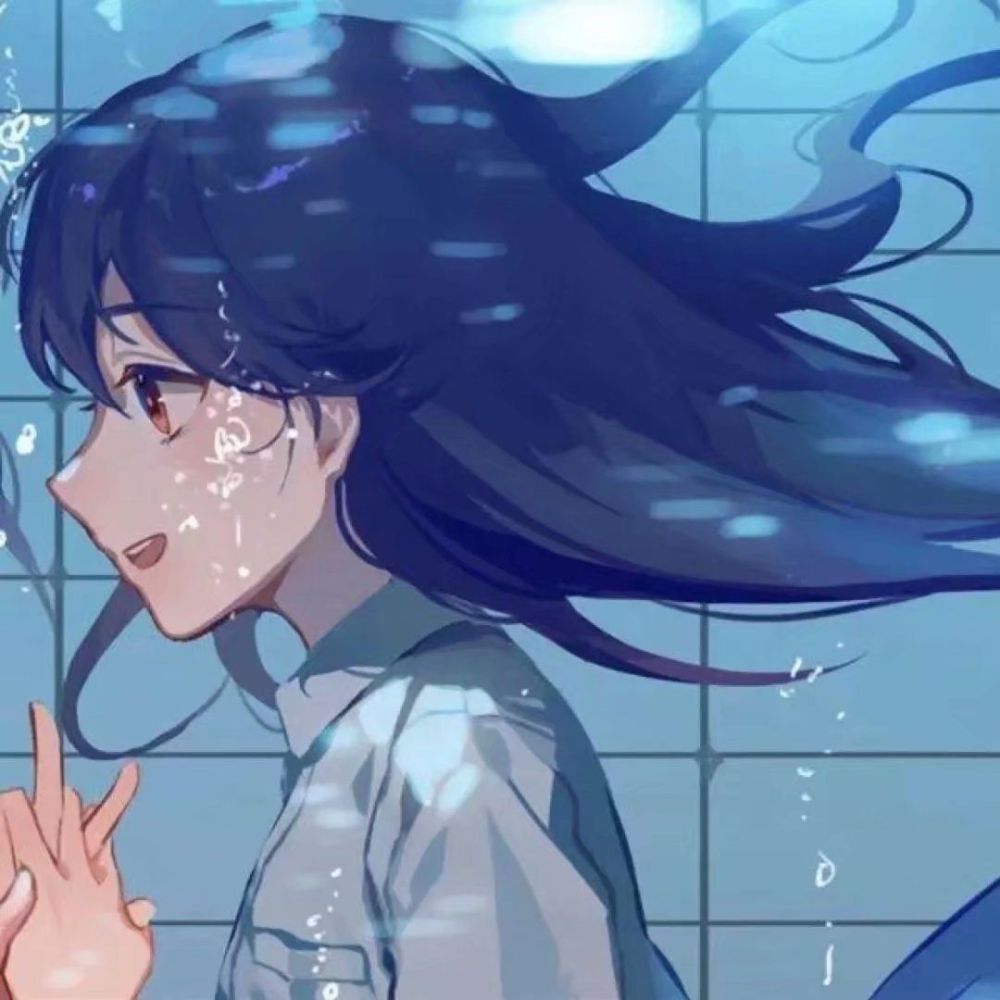 超适合夏天用的蓝色系女头