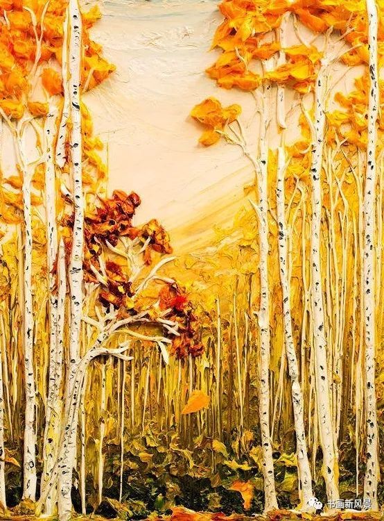 这样一组别有一番意境的立体油画,出自一位厨师之手