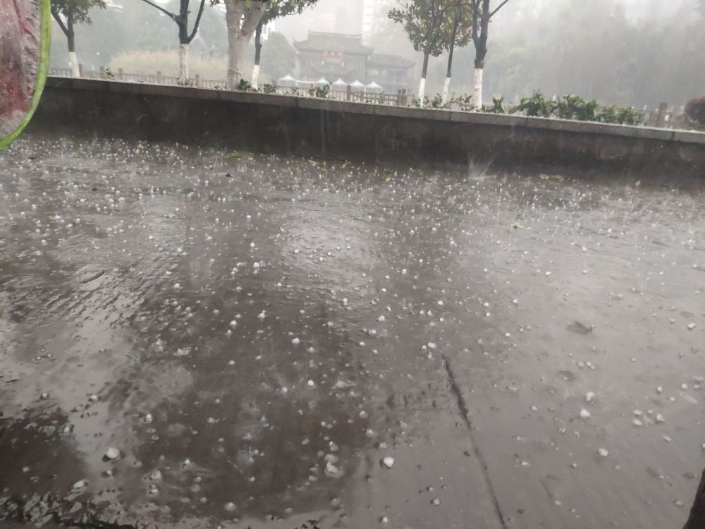 2019年3月4日,贵州毕节遭冰雹袭击