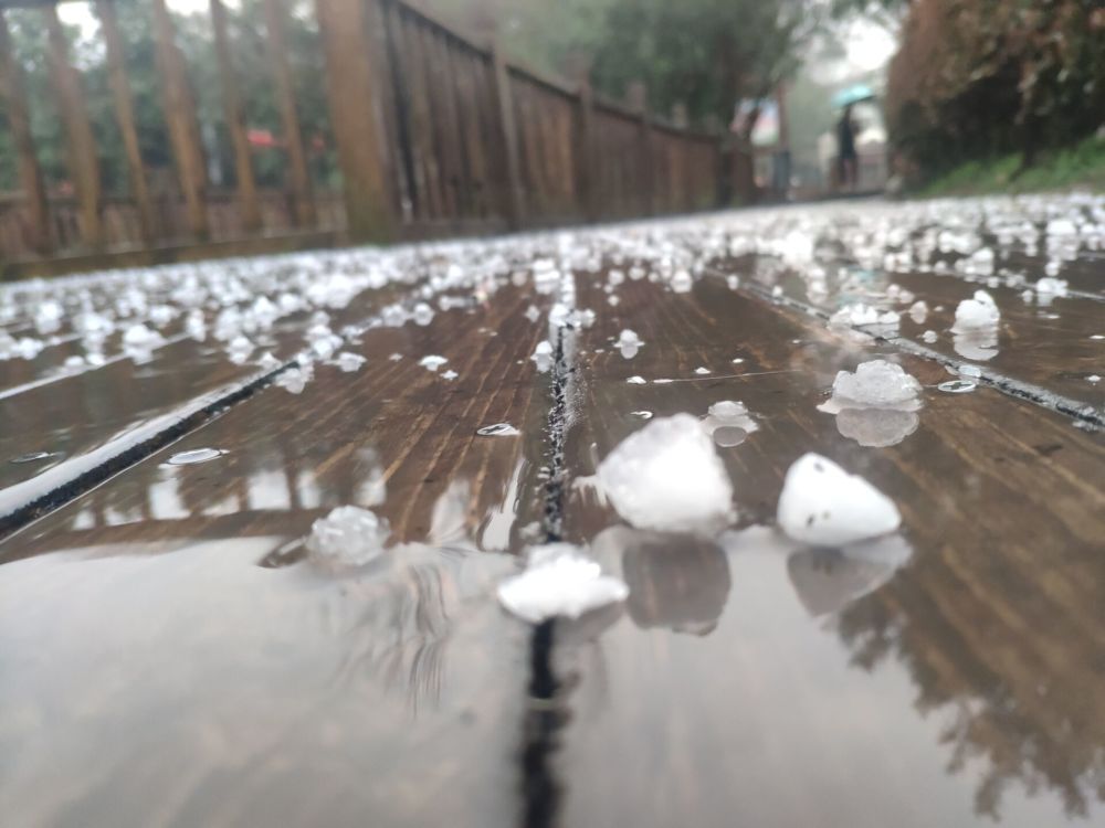 2019年3月4日,贵州毕节遭冰雹袭击