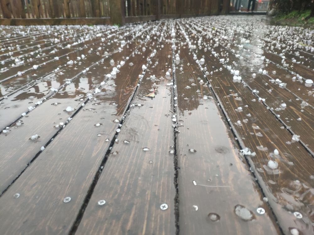 2019年3月4日,贵州毕节遭冰雹袭击