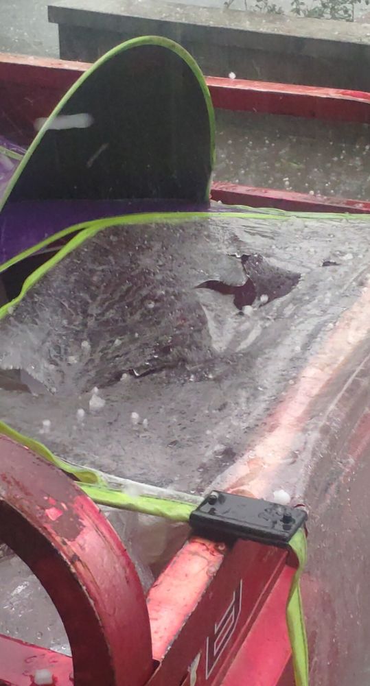 2019年3月4日,贵州毕节遭冰雹袭击