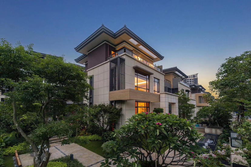 参考下广州自贸区的江景别墅