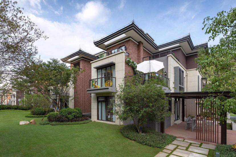 参考下广州自贸区的江景别墅