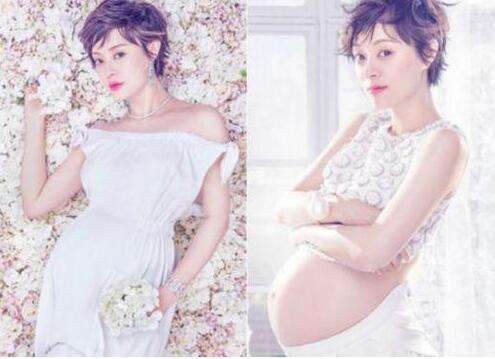 女星怀孕差距大,颖宝可爱,杨颖很假,霍思燕很胖,只有她优雅!