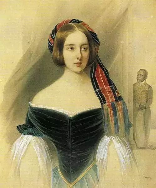 二世的妻子黑森公国的玛丽公主和妹妹玛利亚女大公主传说这是少年