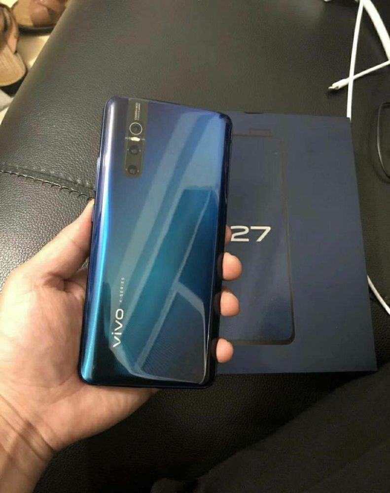 vivo x27真機圖在網上曝光,nex系列設計被下放x系列