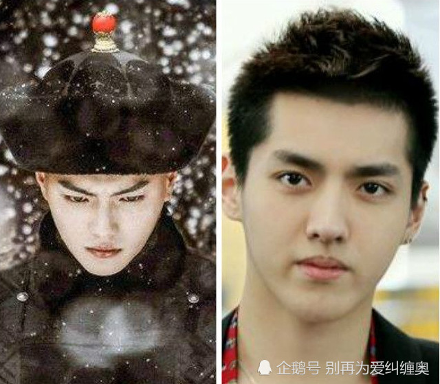 撞脸吴亦凡的3个明星前2个神似最像的一个是陈凯歌儿子